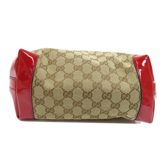 Gucci Handbag Bamboo Canvas GG - Picture 4 of 9